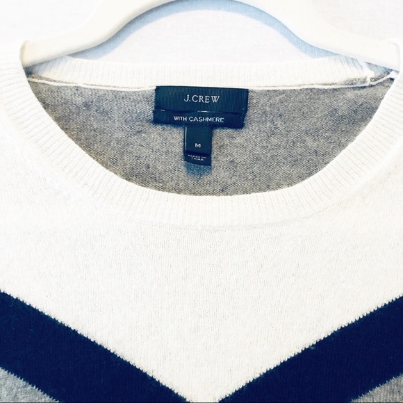 J. Crew Fitted Cashmere Blend Crew Neck Sweater - Picture 3 of 8